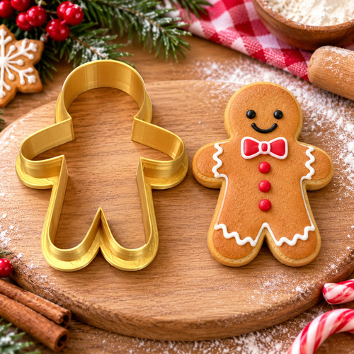 Gingerbread man cookie cutter - man,