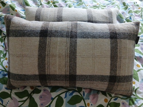 Moon 100 wool tartan plaid - moon,
