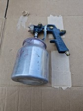 Air Tools paint spraying spray gun bottom loaded mounted with paint pot alloy