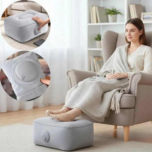 Inflatable footrest pillow - inflatable,