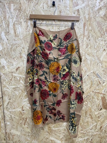 Jacqmar brown floral square - brown,