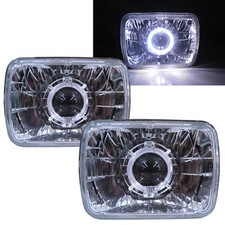 For Subaru GLF 1980-1982 Coupe 2D Guide LED Halo Projector Headlight CH RHD