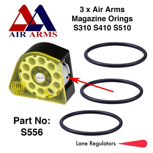 Air arms magazine ring - 3x, o