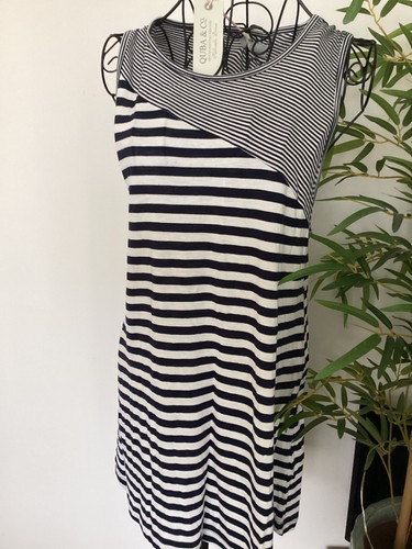 Quba navy white stripe tunic - quba,