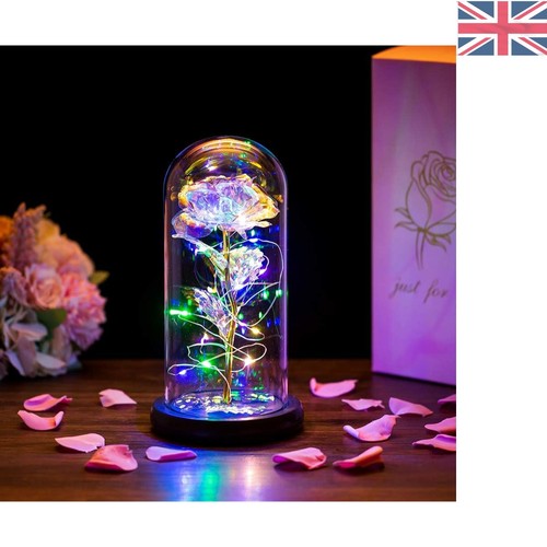Eternal led rose glass - in,