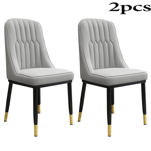 Set grey faux - of, leather