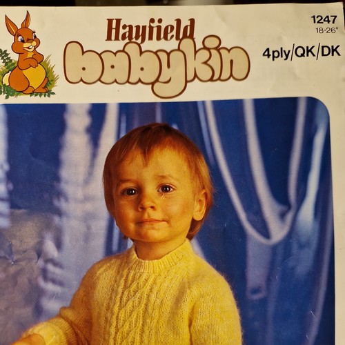 Hayfield 1247 sweater knitting - 1247,