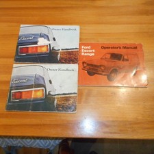 Ford Escort Owner Handbook