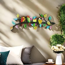 Branch Birds Metal Wall Decor