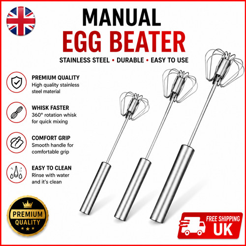 Egg whisk beater shaker mini - egg,