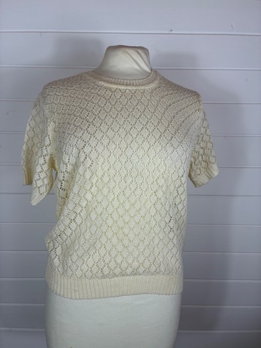 Vintage open knit short - open,