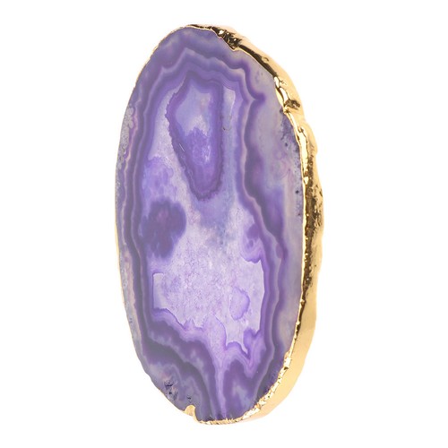Natural agate coaster - natural,