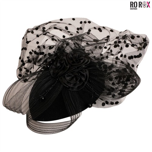 Rox triple rose fascinator - rox,