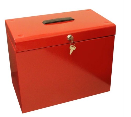 File filing box red - filing,
