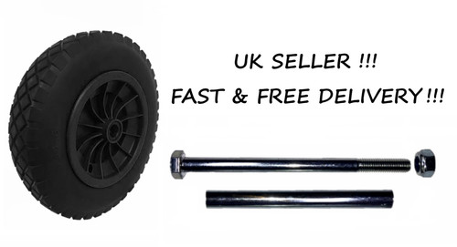 Black puncture proof - black, 14"