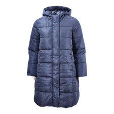 M&S Collection Girls’ Navy Padded Hooded Coat