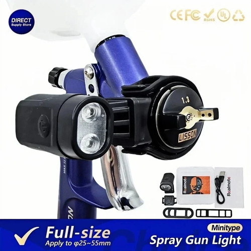 Universal spray gun light - gun,