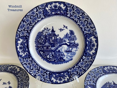 Olde alton ware blue white - 6,