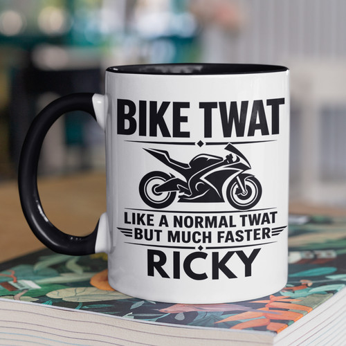 Personalised bike twat - bike, name