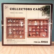 VTG. Wooden Wall Display Case
