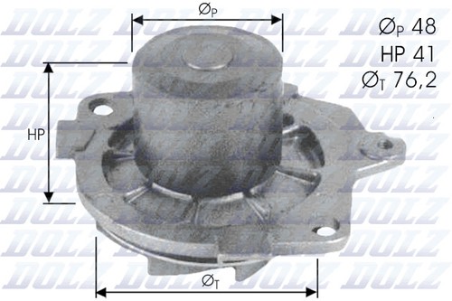 Fits dolz s314 - water, pump