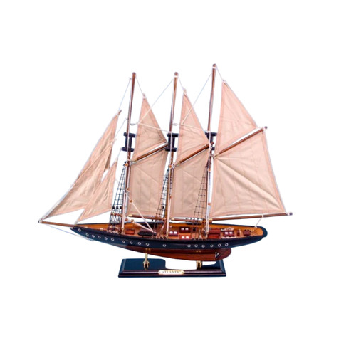 Three mast yacht wooden - three,