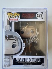 Eleven Underwater Funko Pop 423 Signed By Millie Bobby Brown