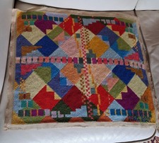 Hand Stitched Canvas  ? Anchor Tapestry Wool 20×17 Inches.