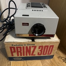 Prinz 300 ‘Exclusive To Dixons’ 35mm Vintage Slide Projector, Boxed & Working