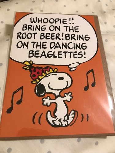 Snoopy greeting card - greeting,