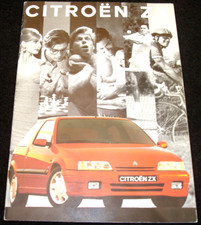 CITROEN ZX RANGE (inc.16V) UK SALES BROCHURE AUGUST 1993