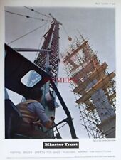 MINSTER TRUST Plant Hire from Grayston Ltd. ADVERT - Original 1965 Print : 625F