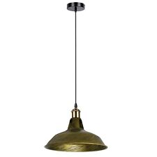 Industrial Pendant Light fitting Metal Ceiling Light Shade Hanging Retro Lamp UK