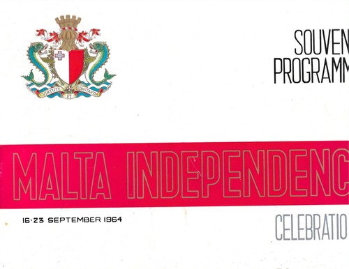Malta souvenir programmes - malta,