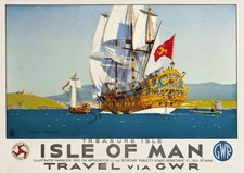 Old Isle of Man Railway Poster