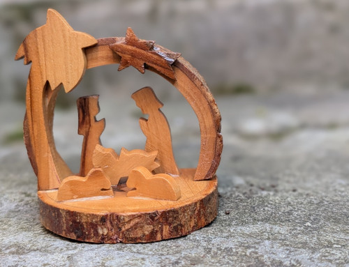 Small nativity crib bethlehem - crib,