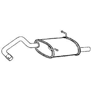 Klarius tail pipe with - pipe,