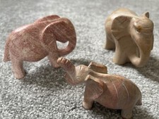 Soapstone Hand carved Elephant
