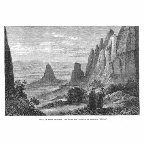 Greece the rocks and convents - the,