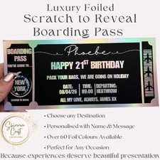 Personalised Boarding Pass  -