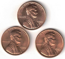 1972 D-P-S Three Uncirculated
