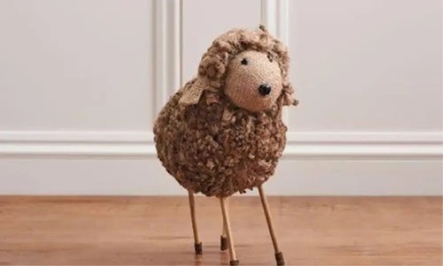 Handmade brown sheep - handmade,