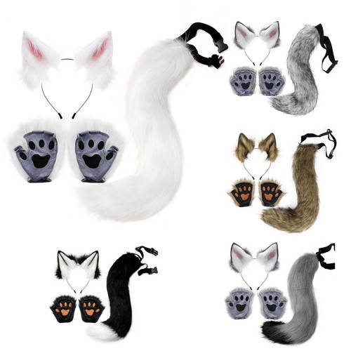 Plush ears and tail - and, set