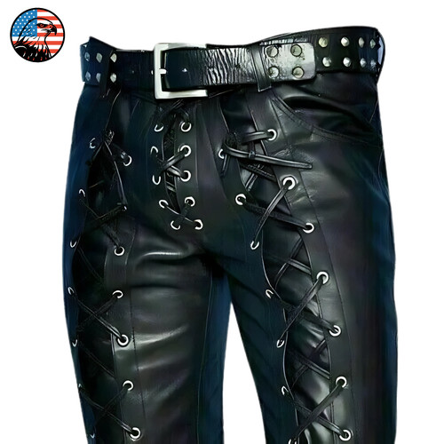 Men black genuine - men's,