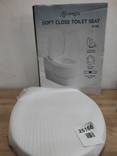 CuqooSoft Close Quick Release Bathroom Toilet Seat Heavy Duty Dual Fixing System