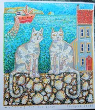 Original ooak cats , sea