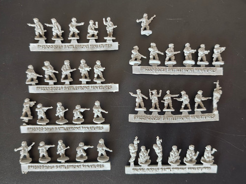 British airborne paratroopers - british,
