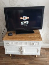TV cabinet in oak.  Hand waxed