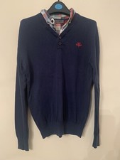 Primark cedarwood state jumper faux shirt size XS long sleeve 