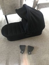 Baby Jogger Double Mini carrycot & adaptors to fit City Mini 2
